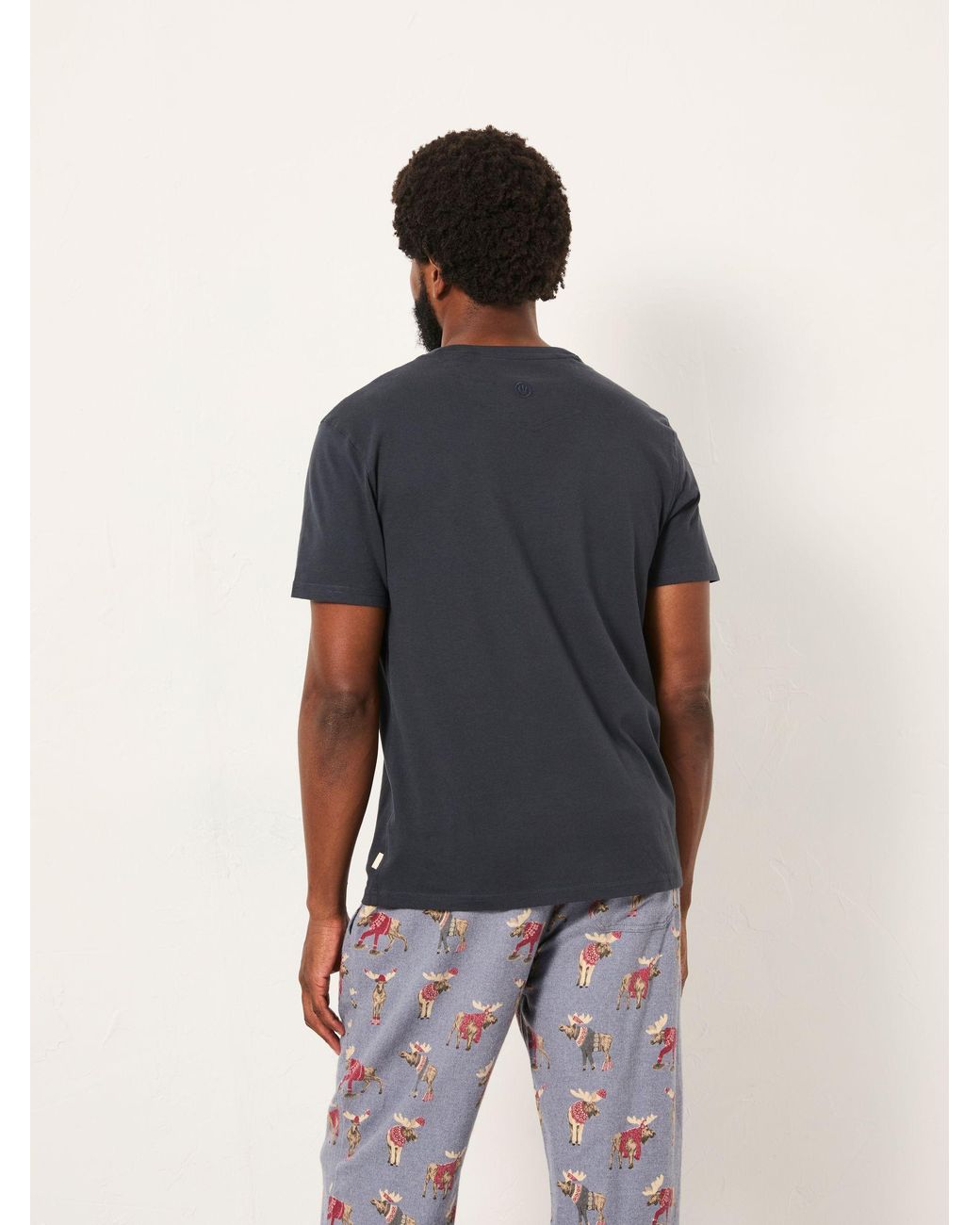 FatFace Blue Shelter Piste Graphic T-Shirt for men