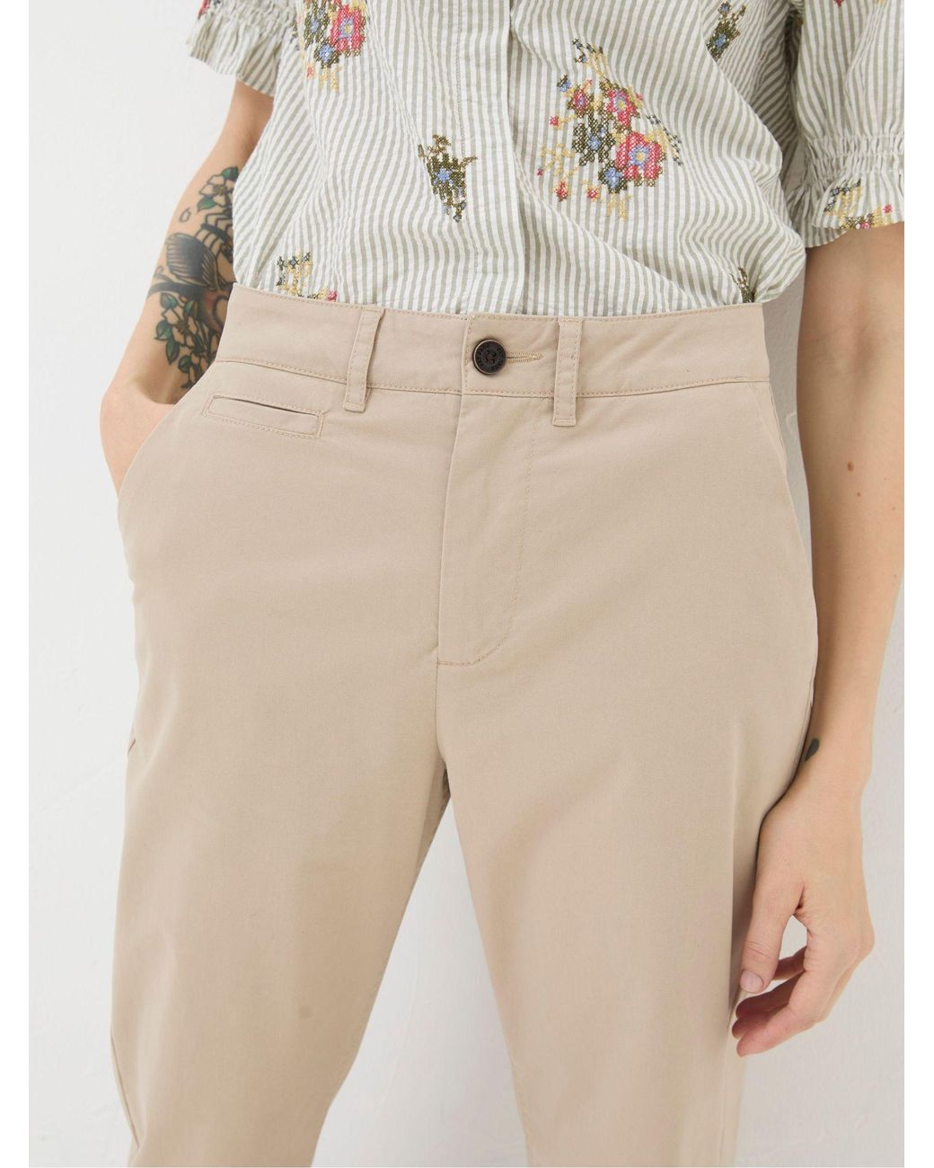 FatFace Natural Rye Chinos