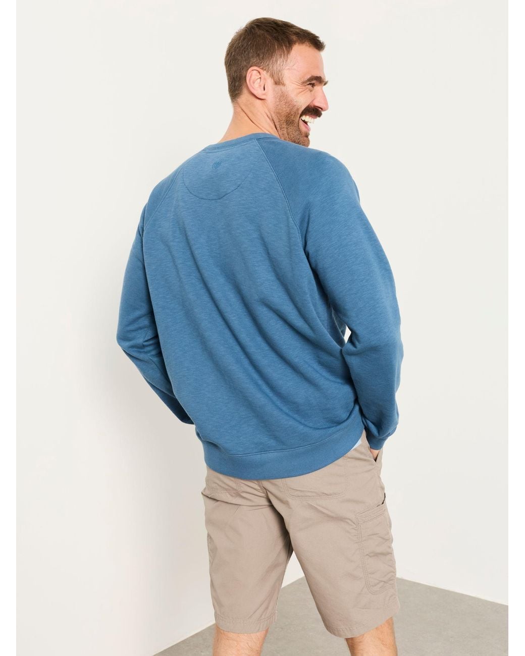 FatFace Blue Mcs Crew Sweat Tops for men
