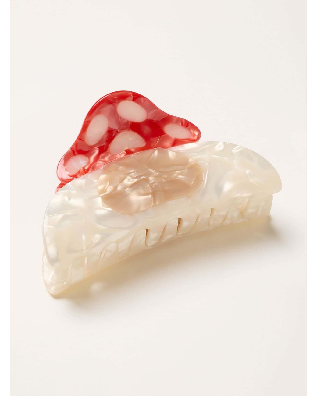 FatFace Pink Fatface Toadstool Claw Clip