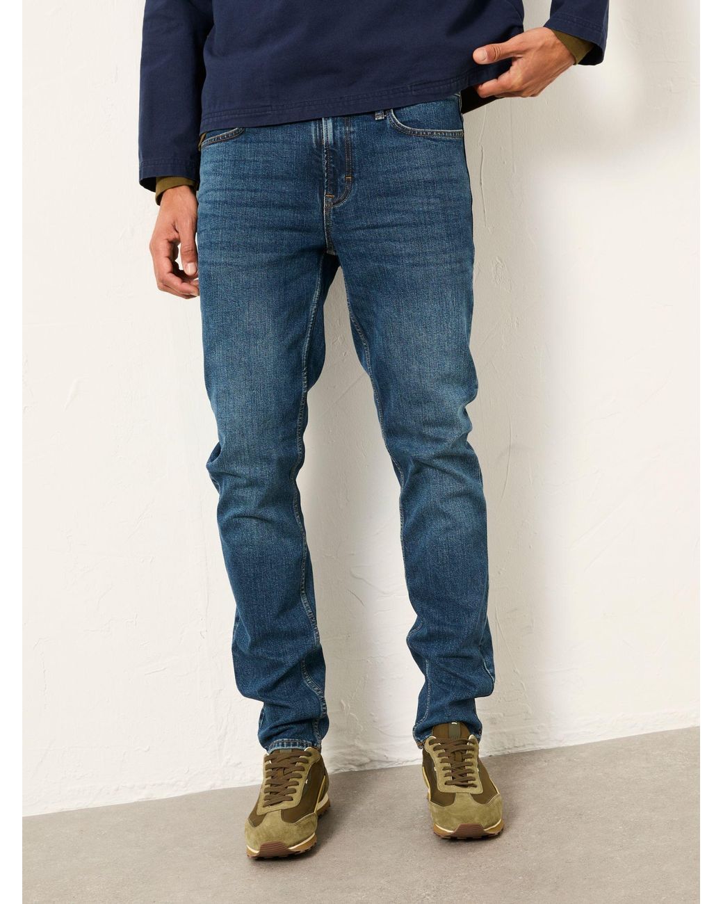 FatFace Blue Slim Fit Jeans for men