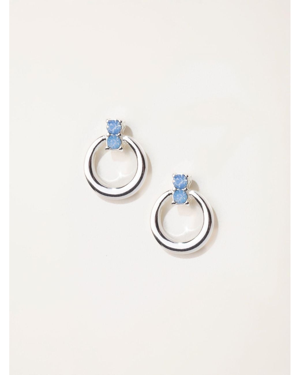 FatFace Natural Fatface Tone Circle Earrings