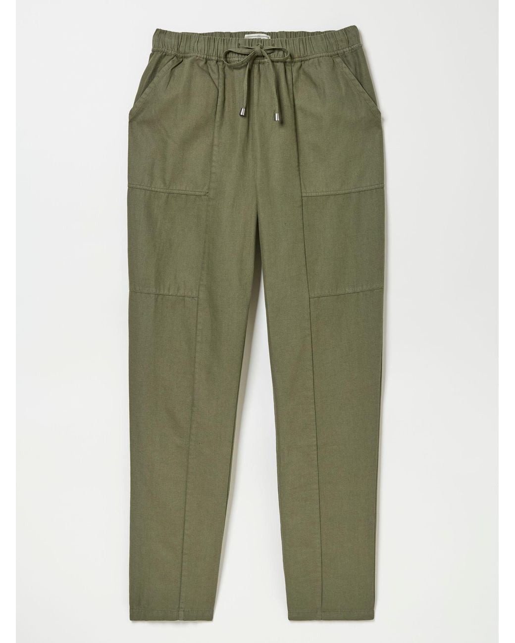 FatFace Green Hoyton Cargo Trousers