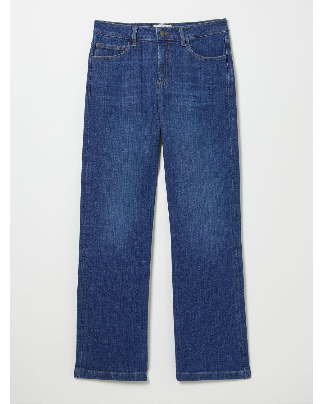 FatFace Blue Elise Wide Leg Wide Leg Jeans