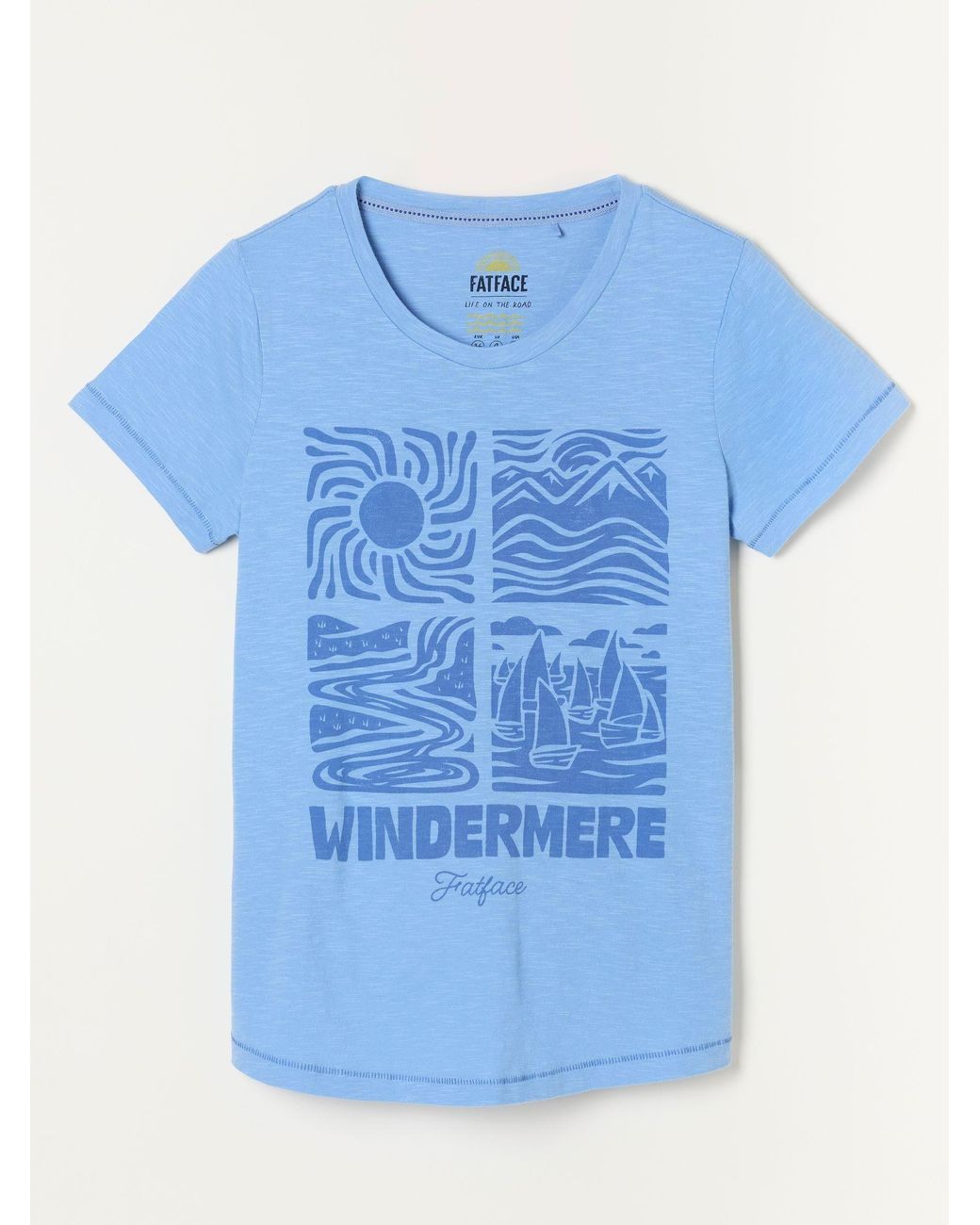 FatFace Blue Aloa Land Tee