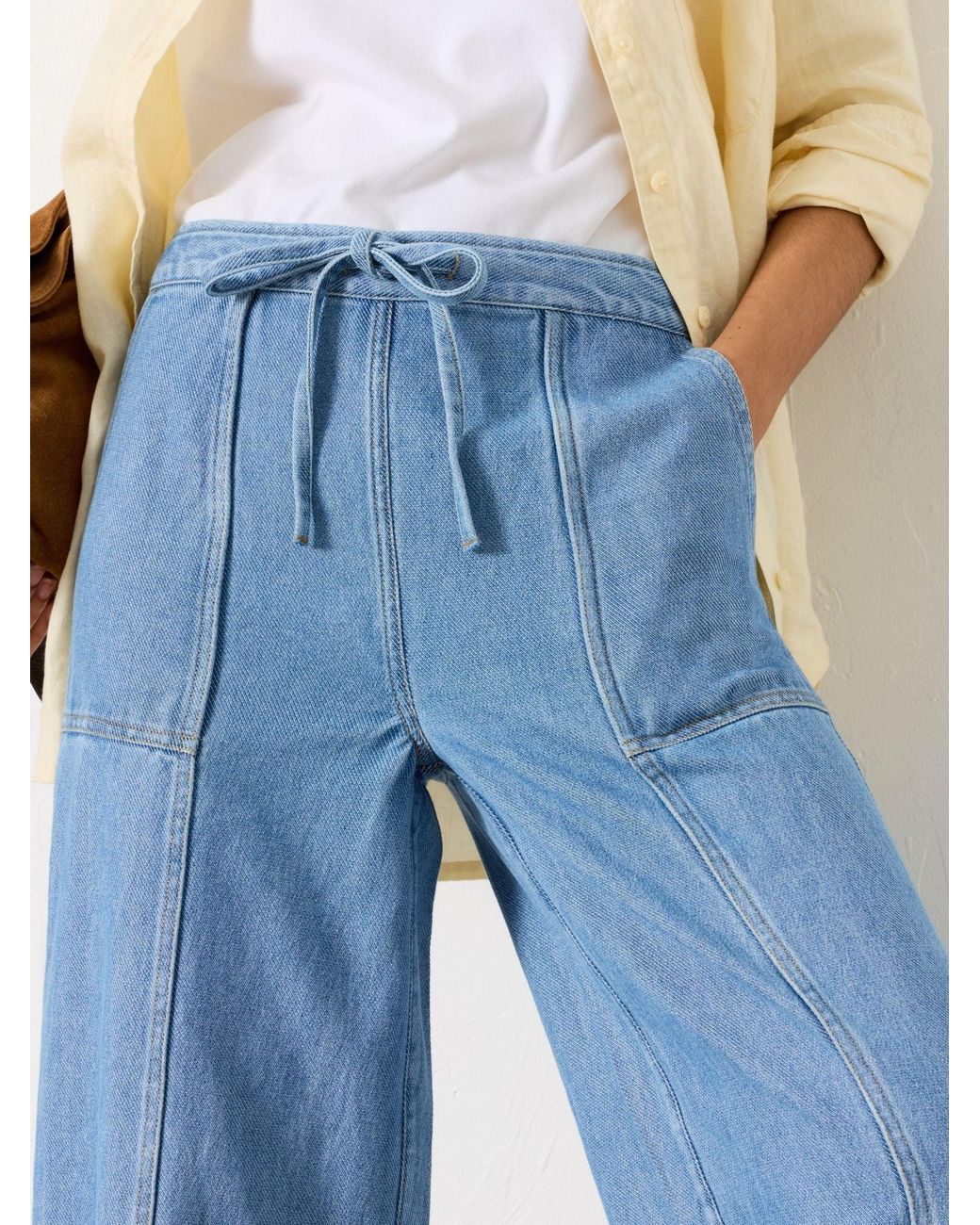 FatFace Blue Alev Tapered Trousers