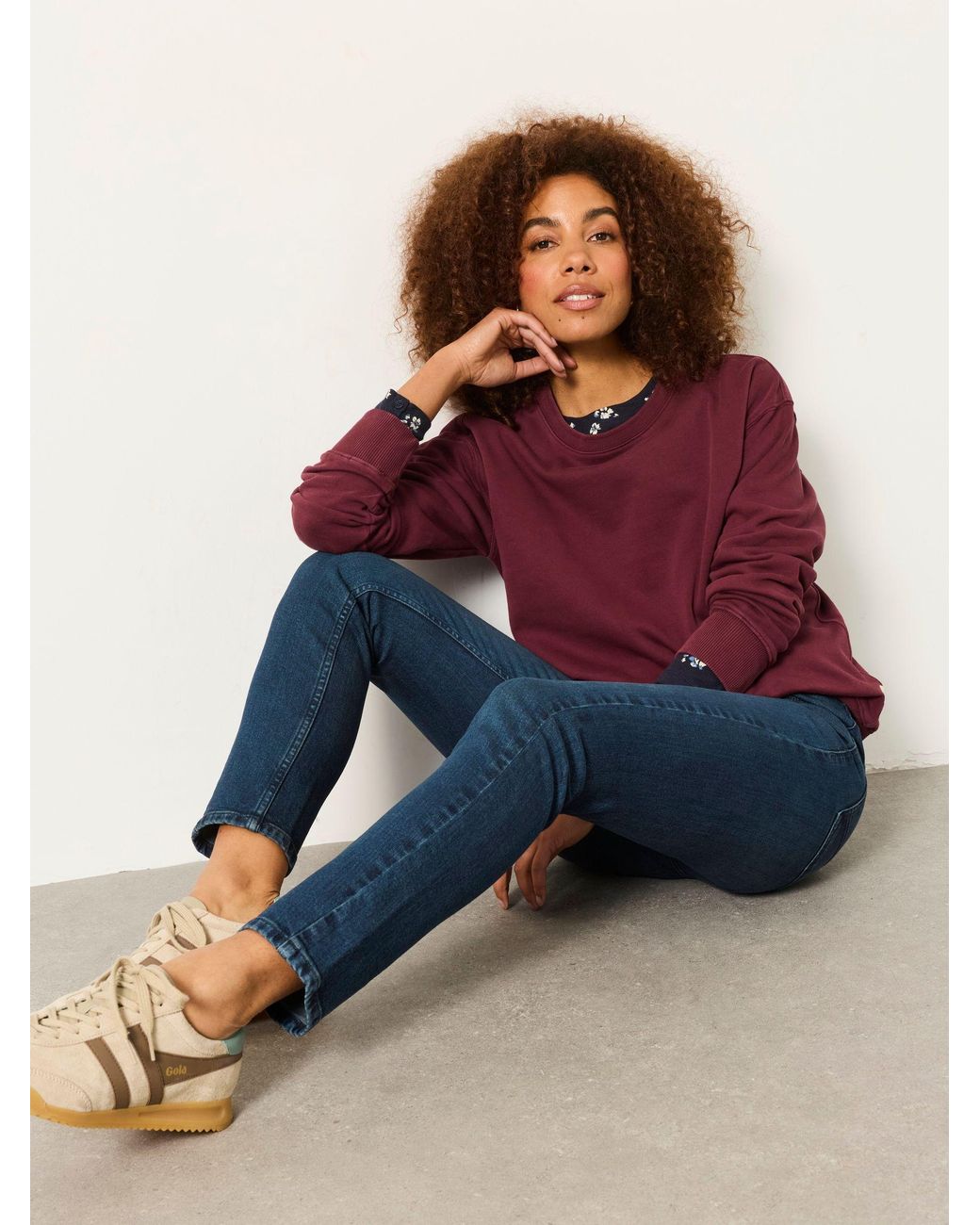FatFace Blue Shenley Slim Leg Jeans