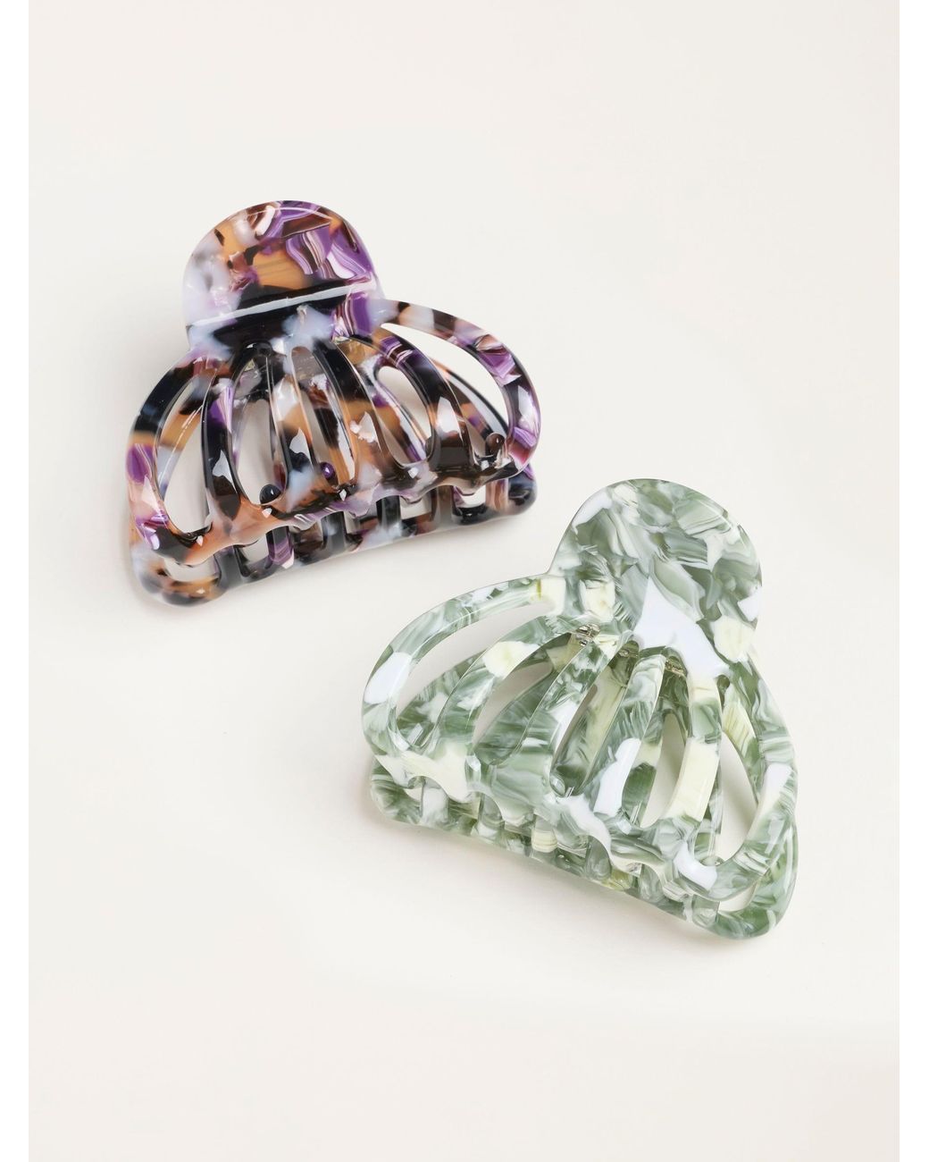 FatFace Multicolor Fatface 2 Pack Cut Out Claw Clip