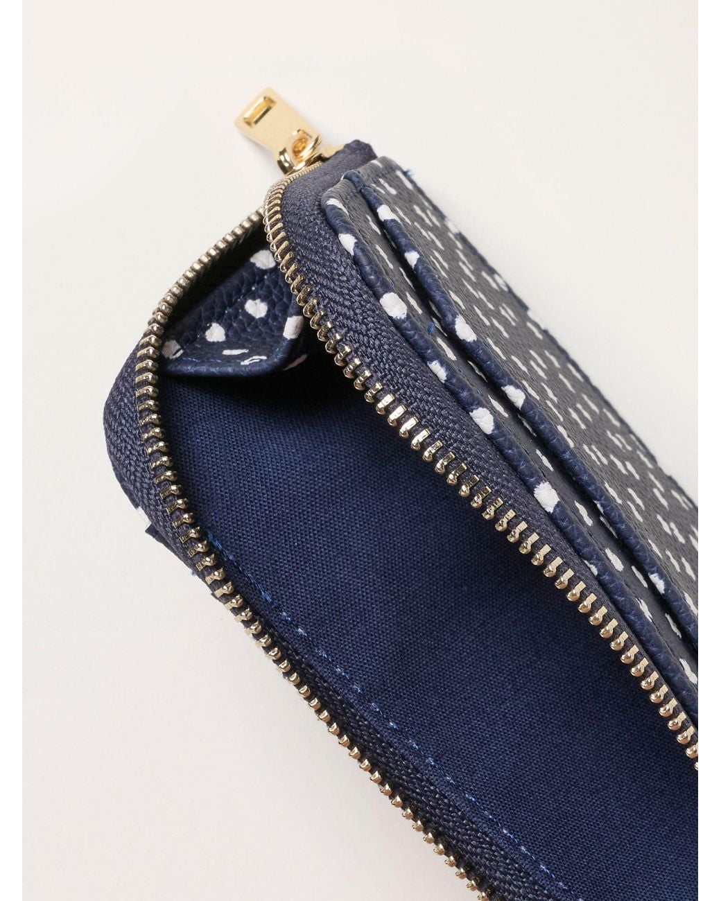 FatFace Blue Fatface Polka Dot Printed Card Holder