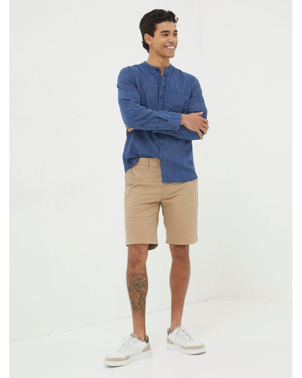 FatFace Blue Mawes Chinos Shorts for men