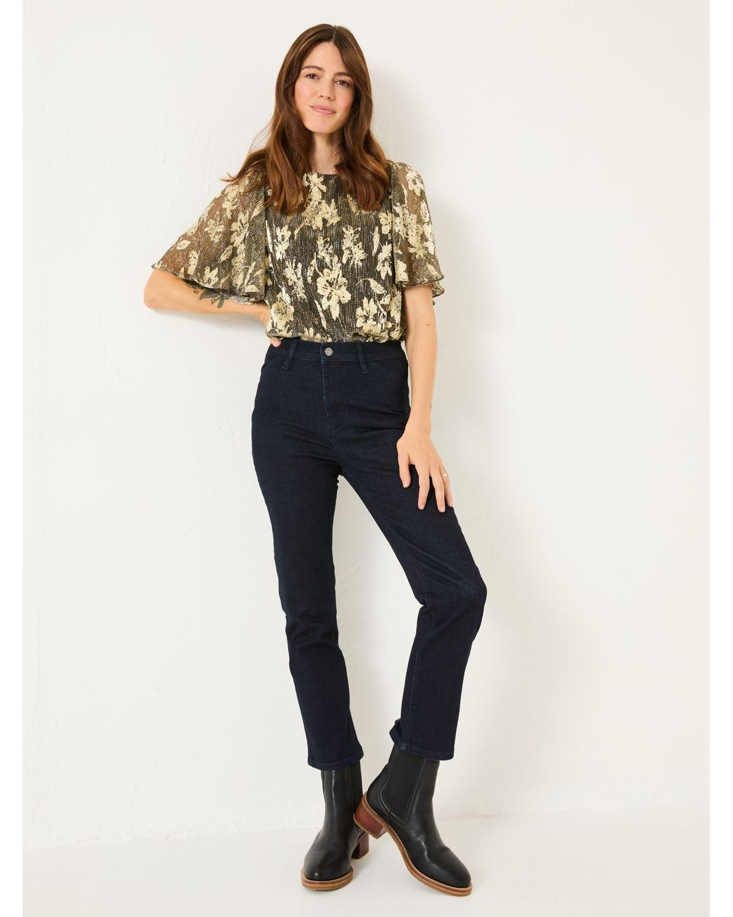 FatFace Blue Ivy Kick Flare Jeans