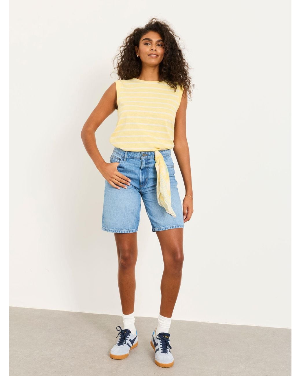FatFace Blue Tia Jersey Tank