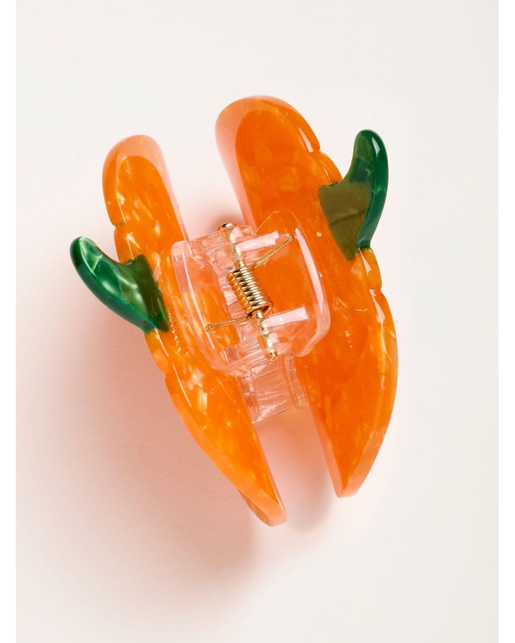 FatFace Orange Fatface Halloween Pumpkin Claw Clip