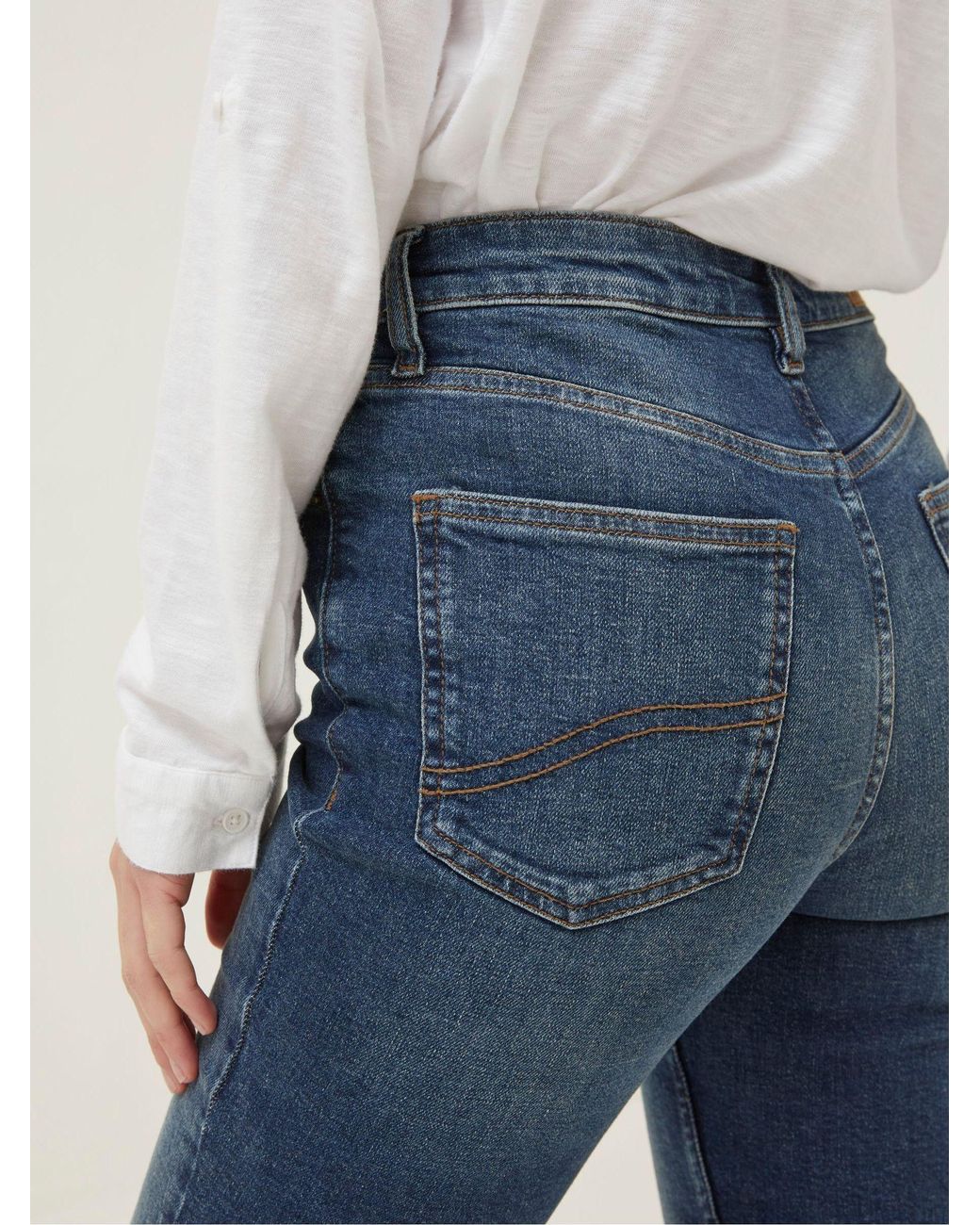 FatFace Blue Sway Capri Jeans