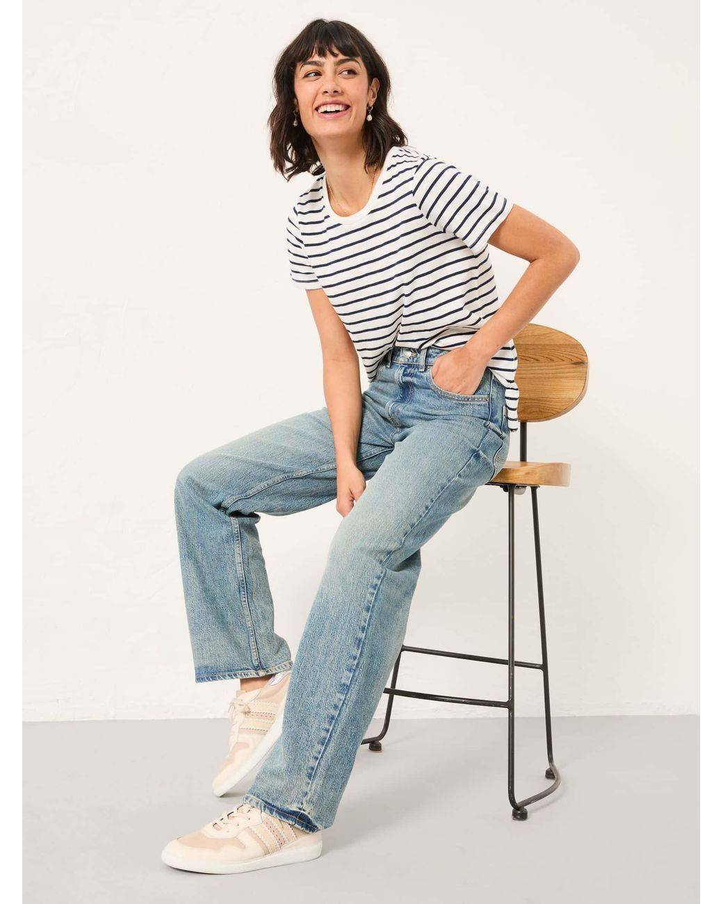 FatFace Blue Filby Relaxed Straight Jeans