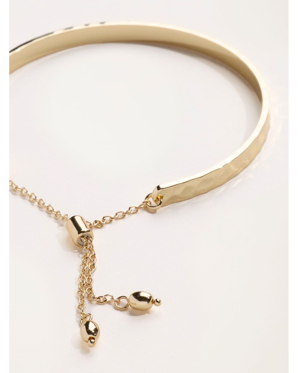 FatFace Black Adjustable Bangle