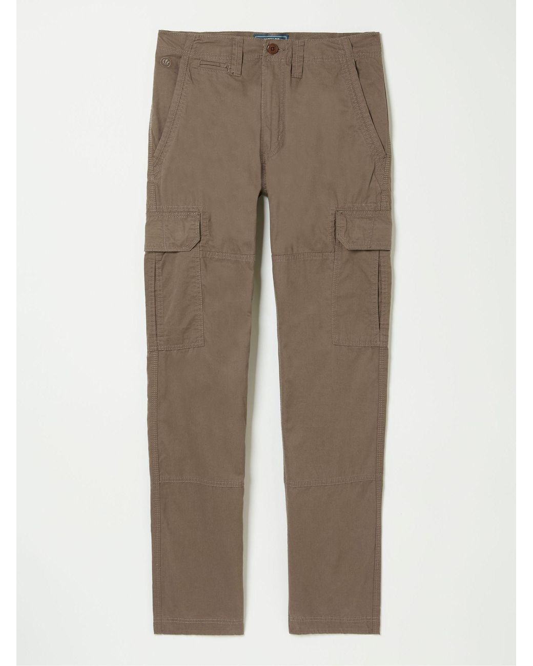 FatFace Natural Bude Cargo Trousers for men