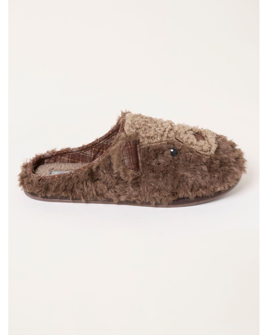 FatFace Brown Novelty Mule Slipper for men