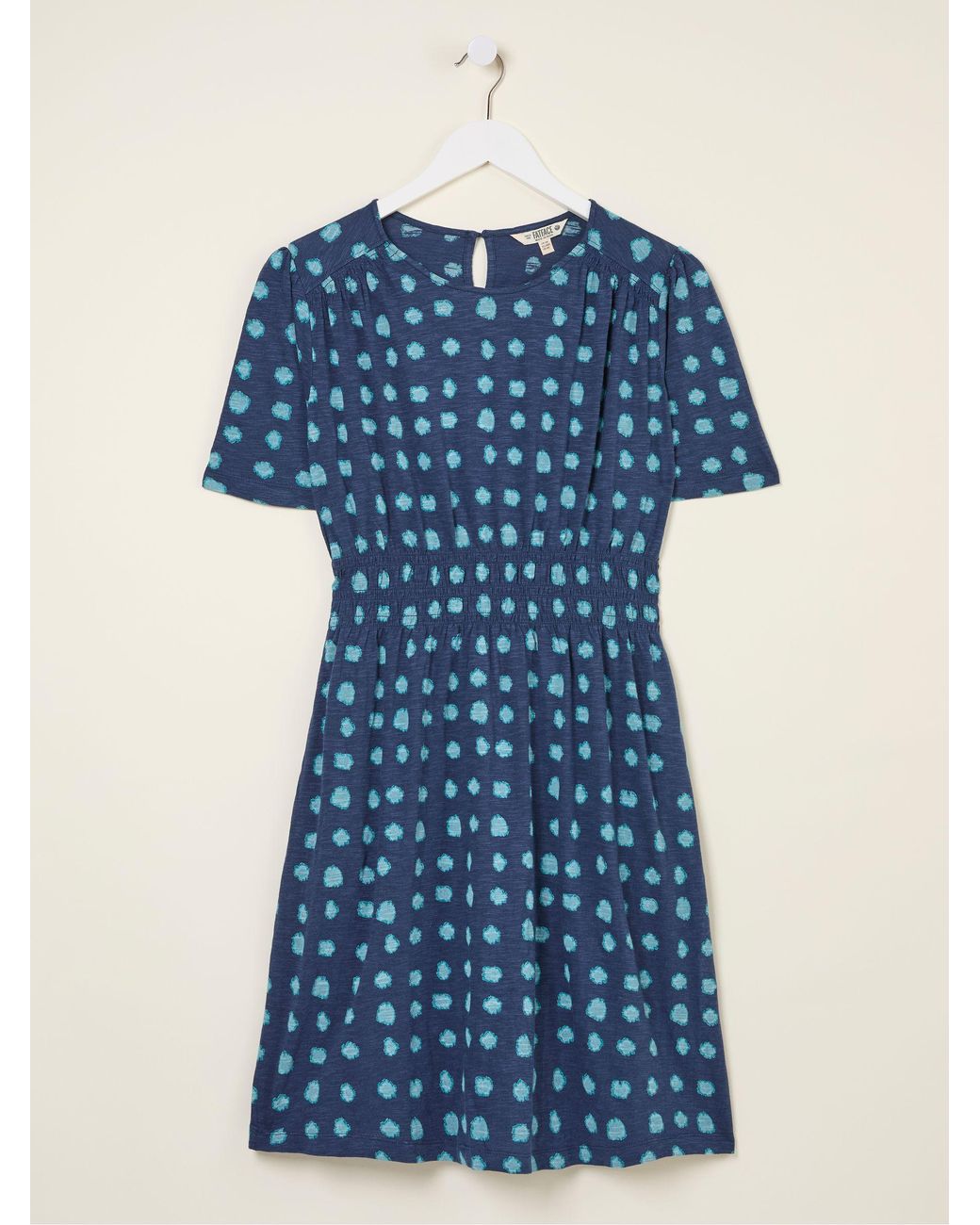 FatFace Blue Liv Jersey Dress