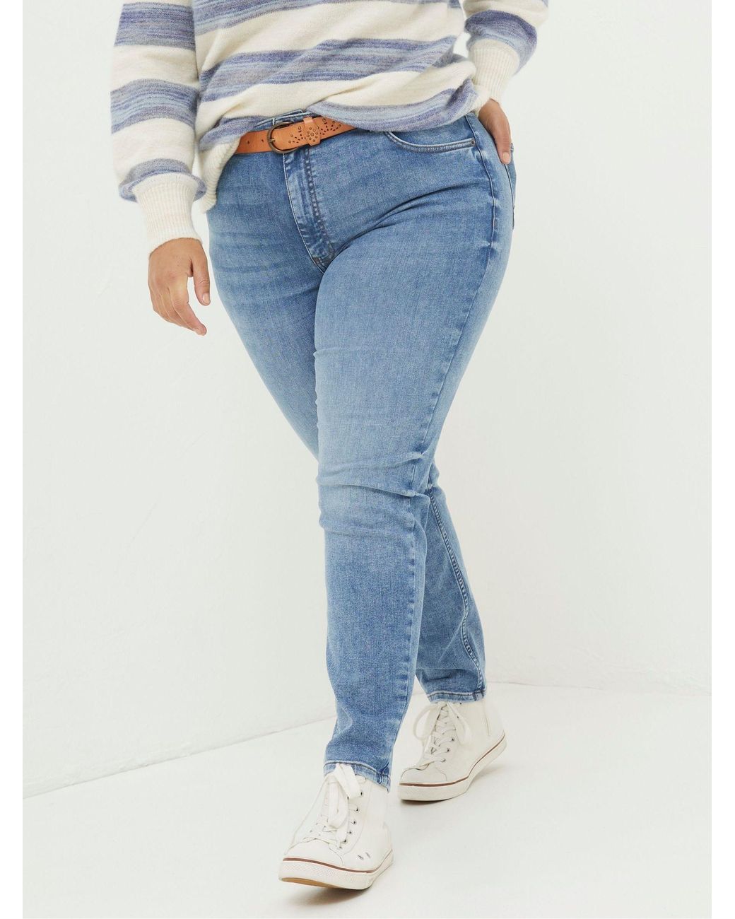 FatFace Blue Harlow Highwaist Skinny Jeans