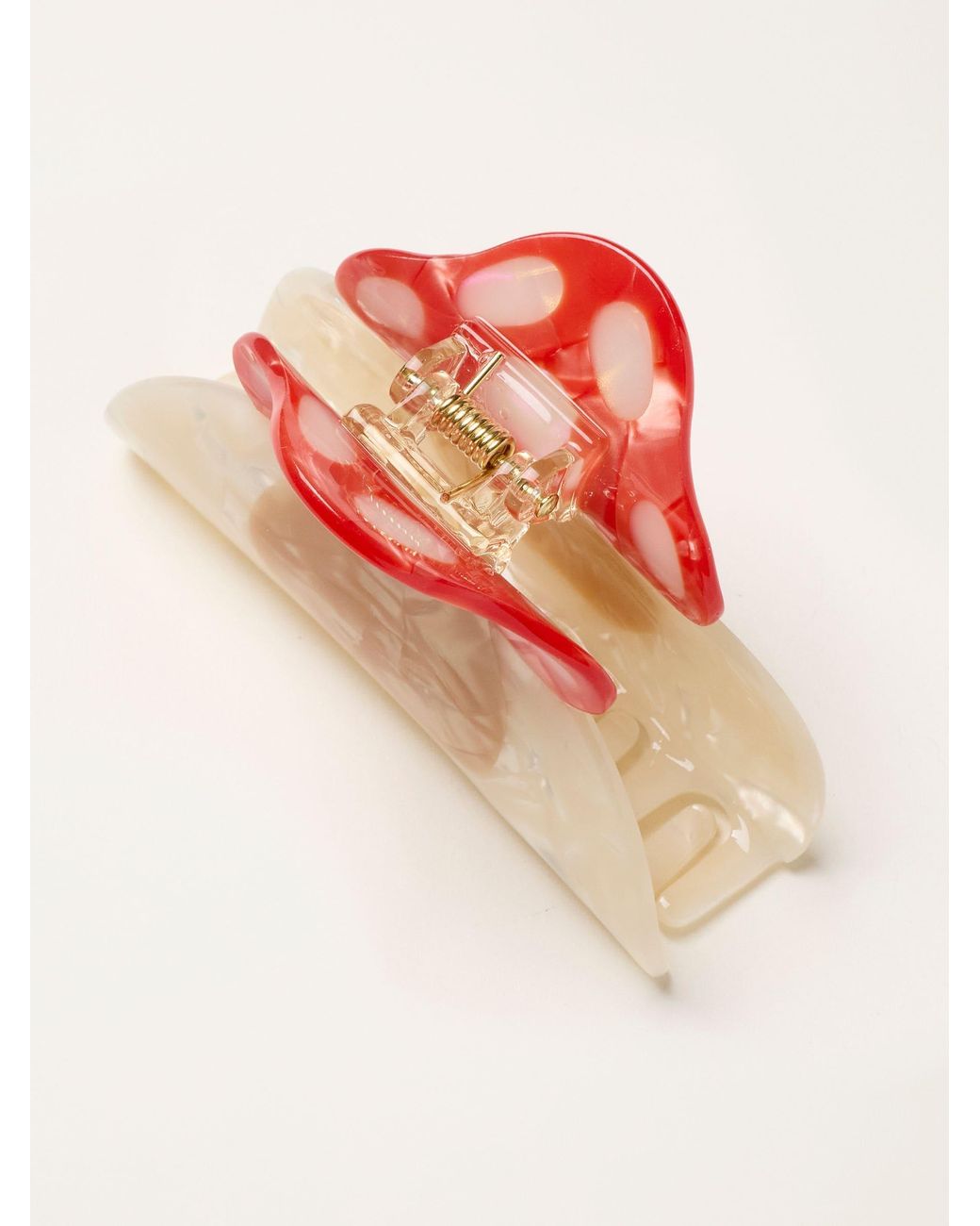 FatFace Pink Fatface Toadstool Claw Clip