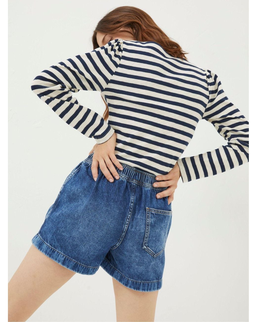 FatFace Blue Ashby Pull-On Shorts