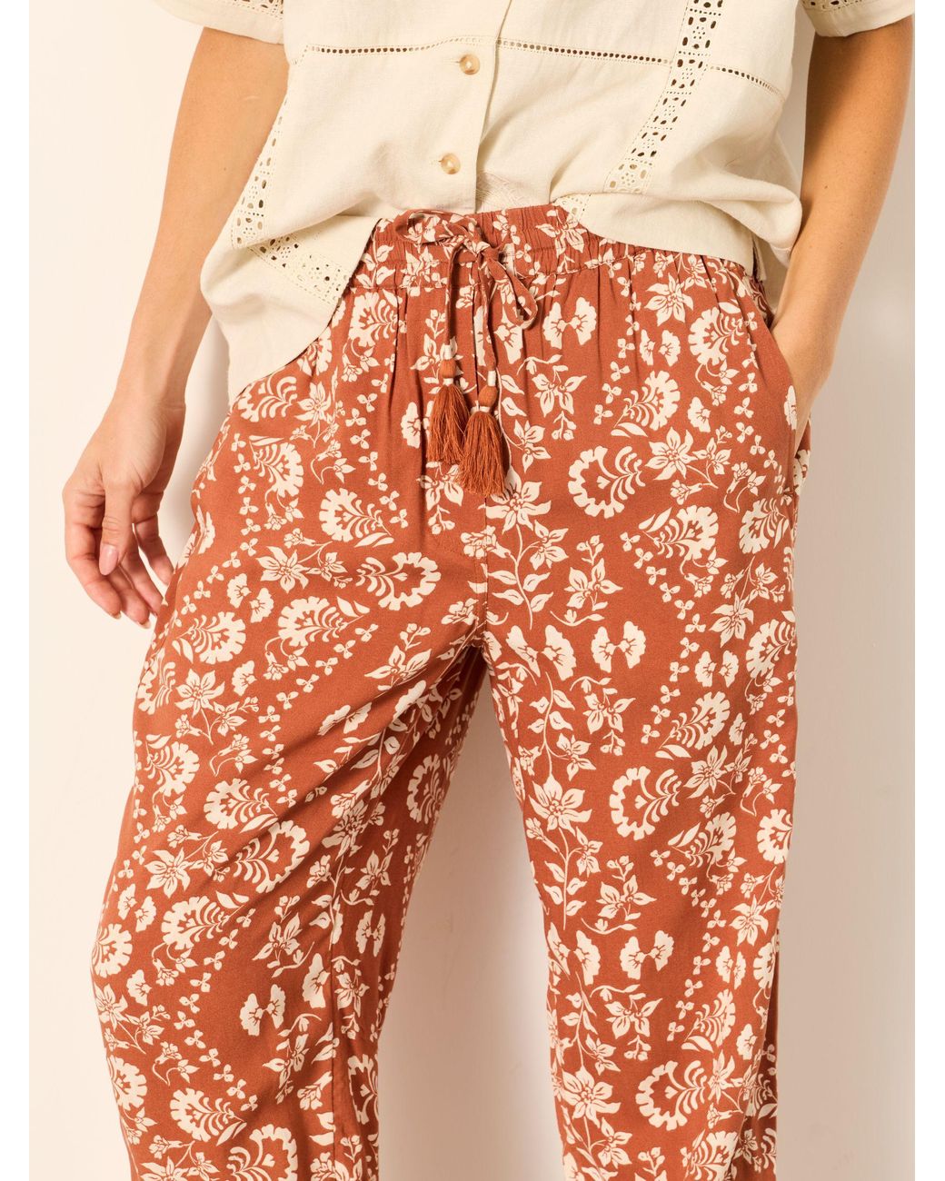 FatFace Pink Charlie Tapered Trousers