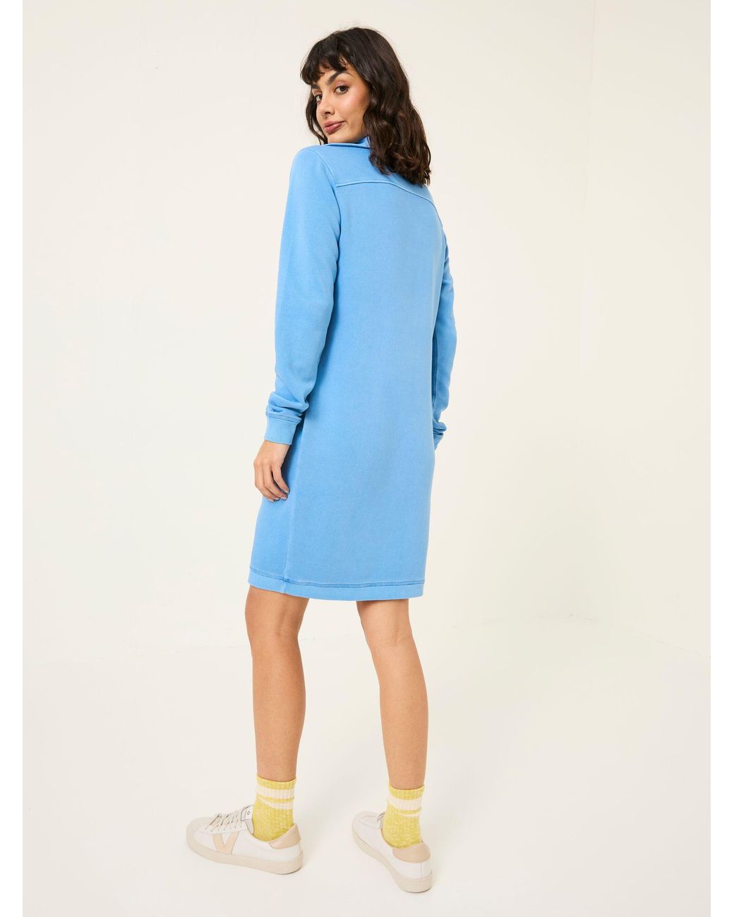 FatFace Blue 100% Cotton Willa Sweat Dress