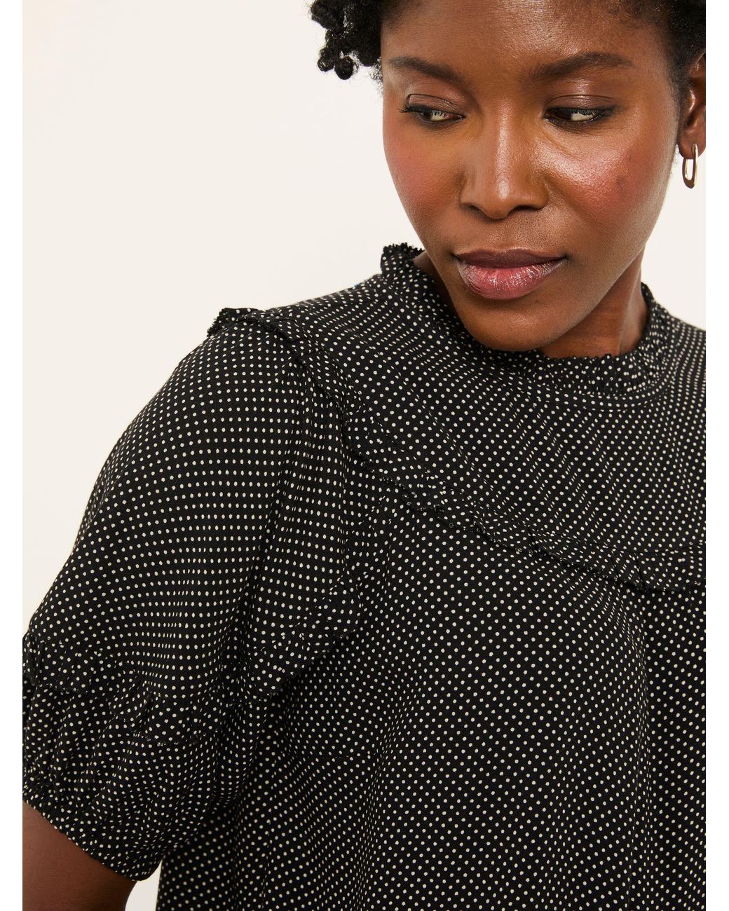 FatFace Black Susie Blouse