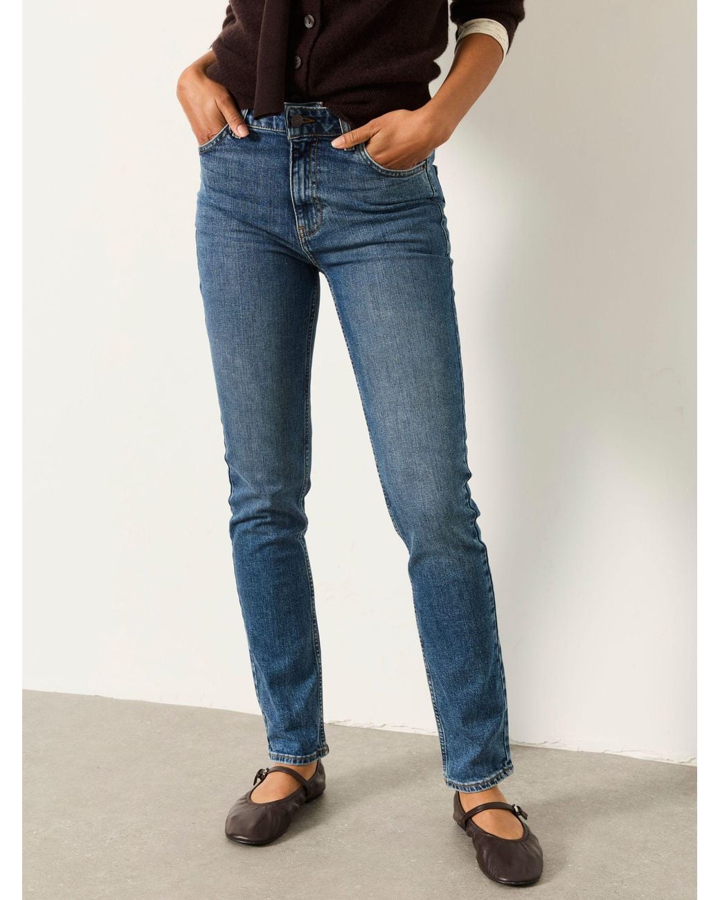 FatFace Blue Shenley Slim Leg Jeans