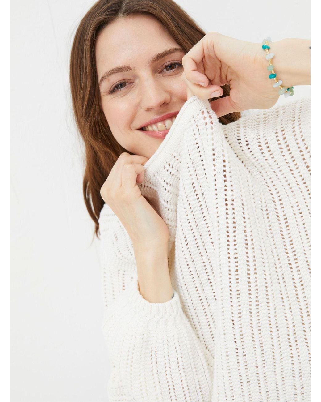 FatFace Green Anna Jumper