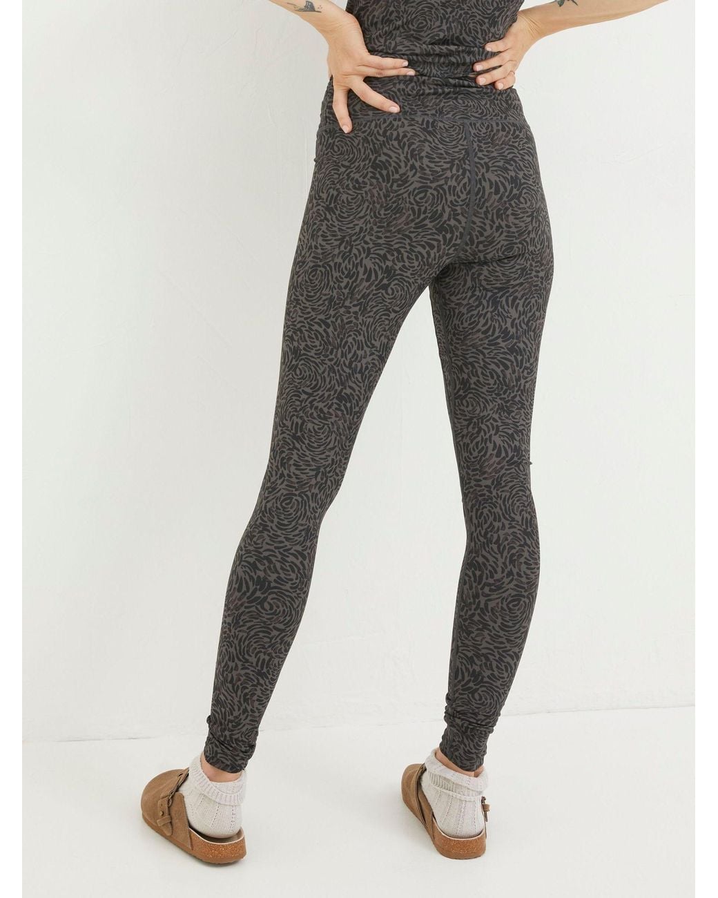 FatFace Natural Venus Print Leggings