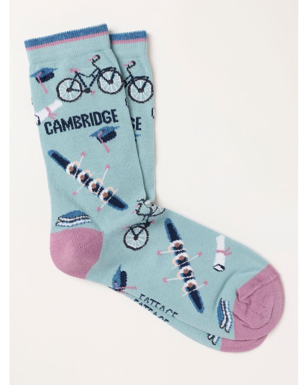 FatFace Blue Fatface Haze Cambridge Socks