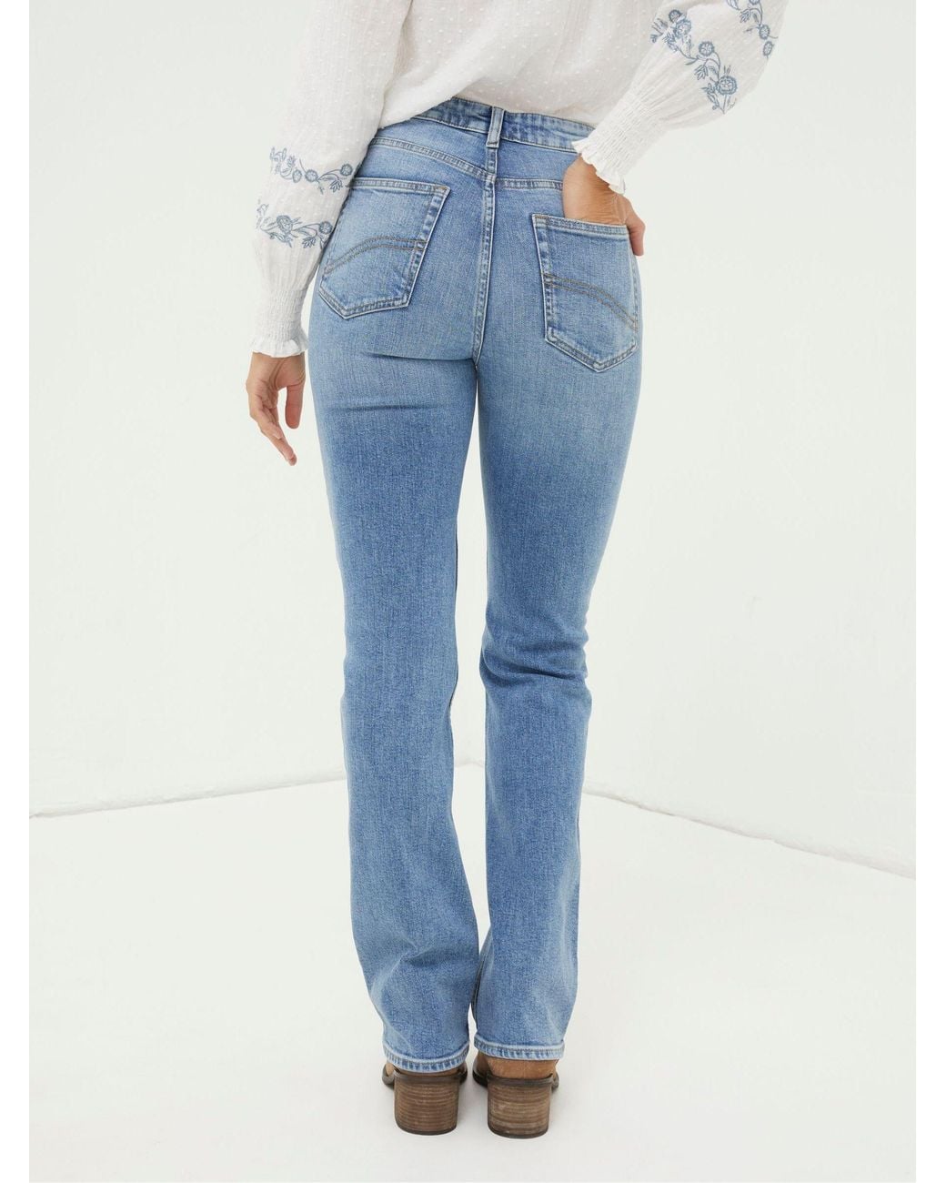 FatFace Blue Brooke Bootcut Jeans