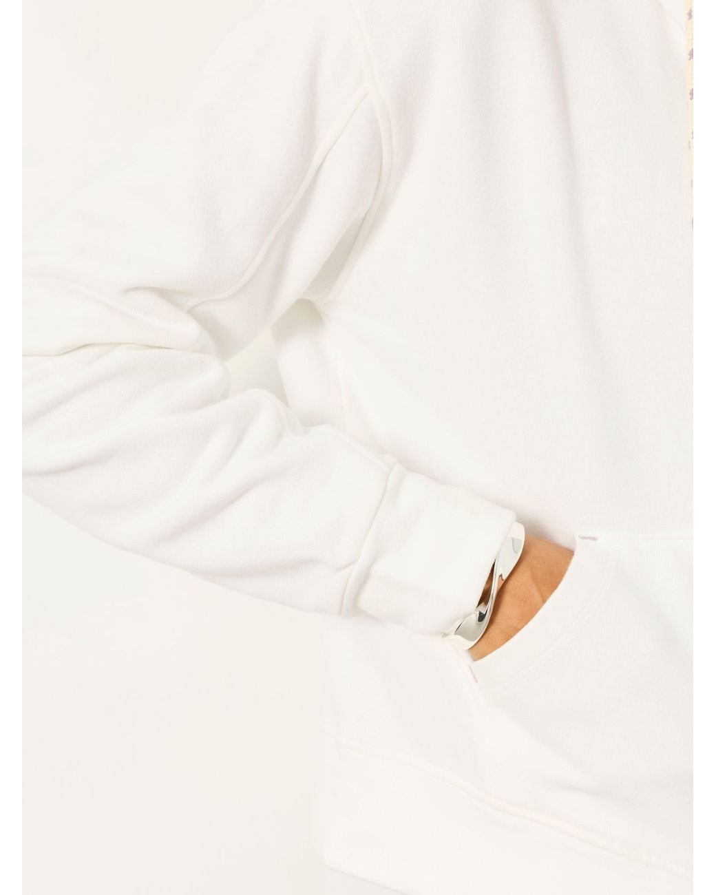 FatFace Natural Fatface Flora Zip Through Hoodie