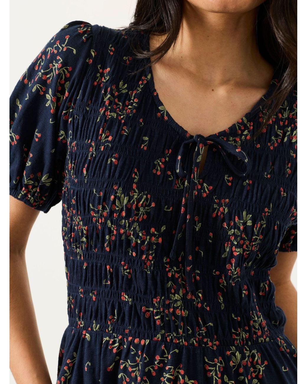 FatFace Blue Nora Petite Jersey Dress