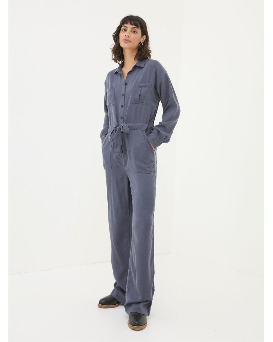 FatFace Blue Millie Jumpsuit
