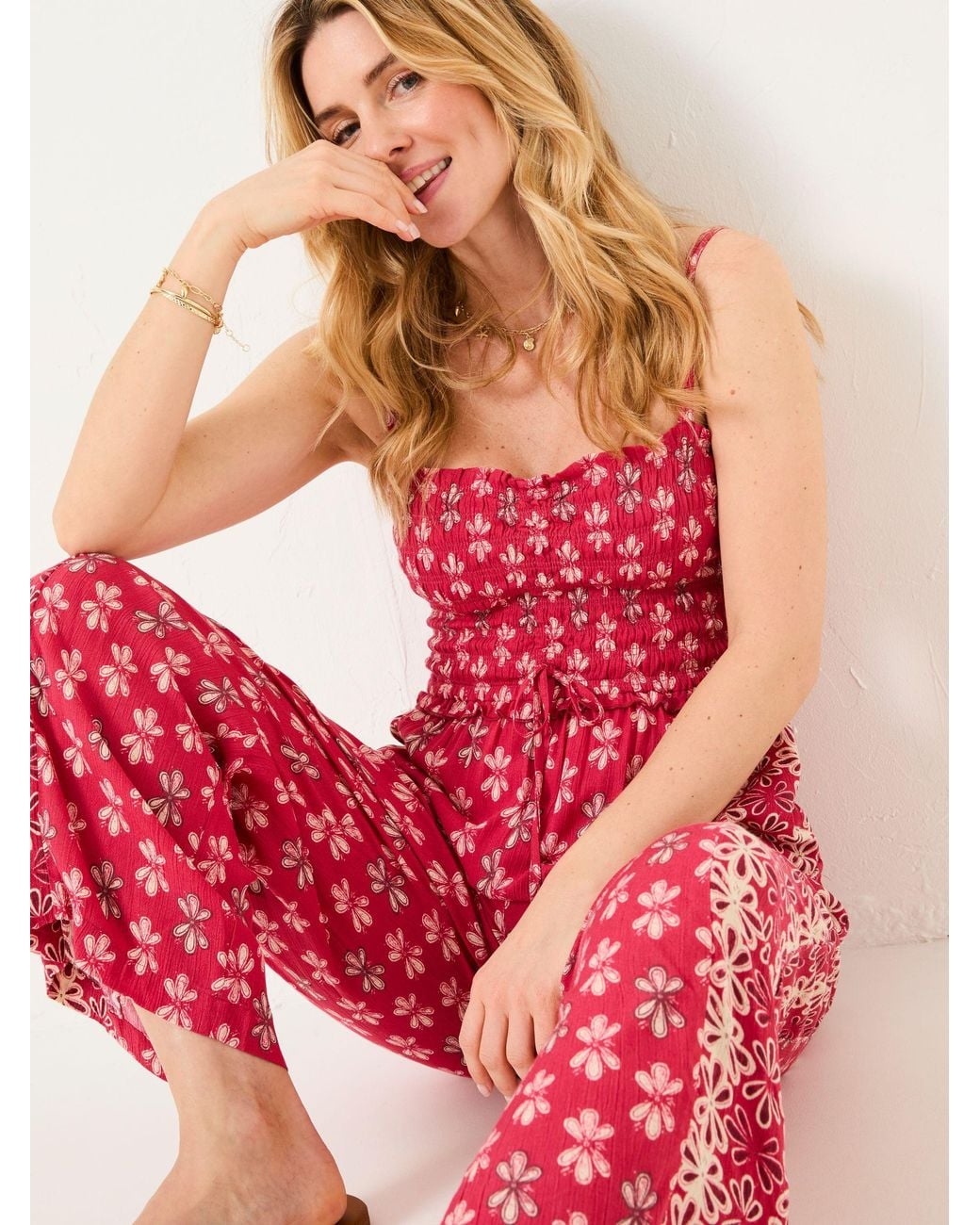 FatFace Pink Natalie Jumpsuit