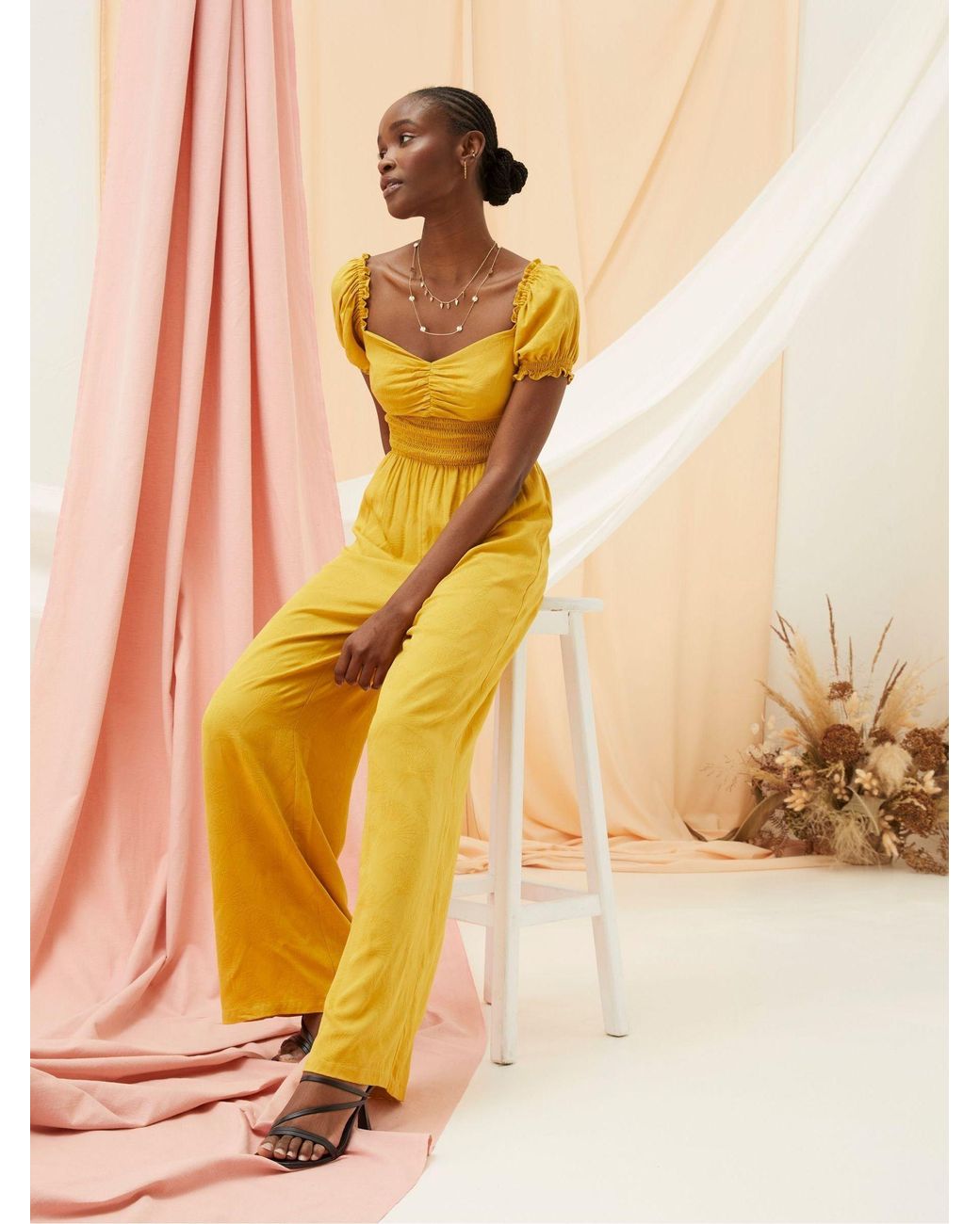 FatFace Brown Acacia Jumpsuit