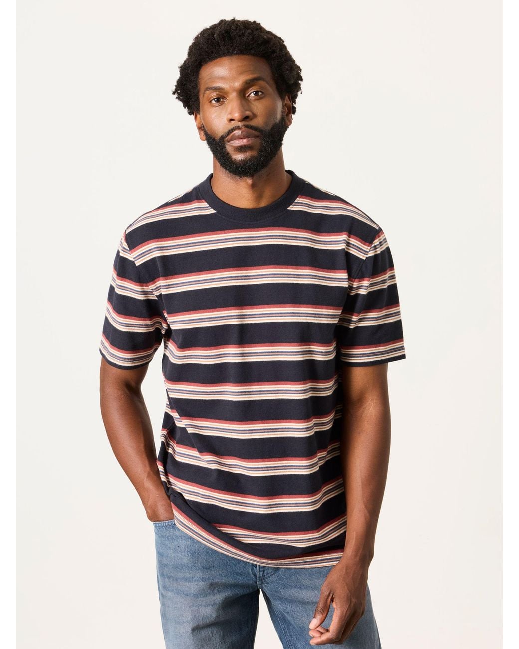 FatFace Red Short Sleeve Relaxed Fit T-Shirt for men