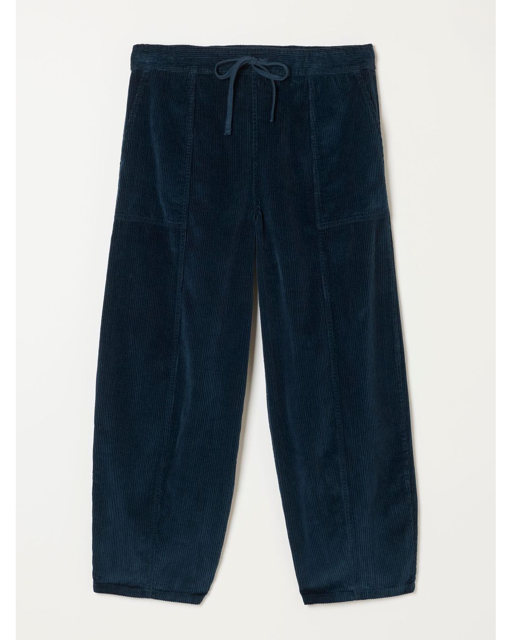 FatFace Blue Alev Tapered Cord Trousers