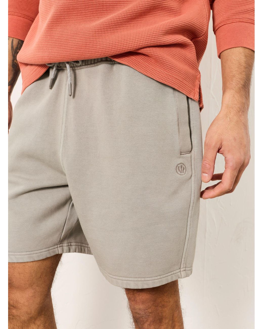 FatFace Gray Brooke Sweat Short for men