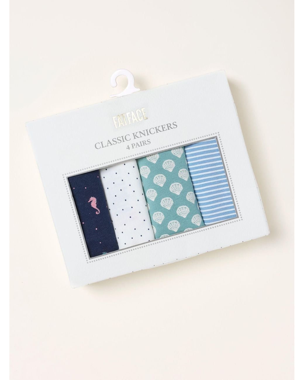 FatFace Blue 4 Pack Classic Knickers
