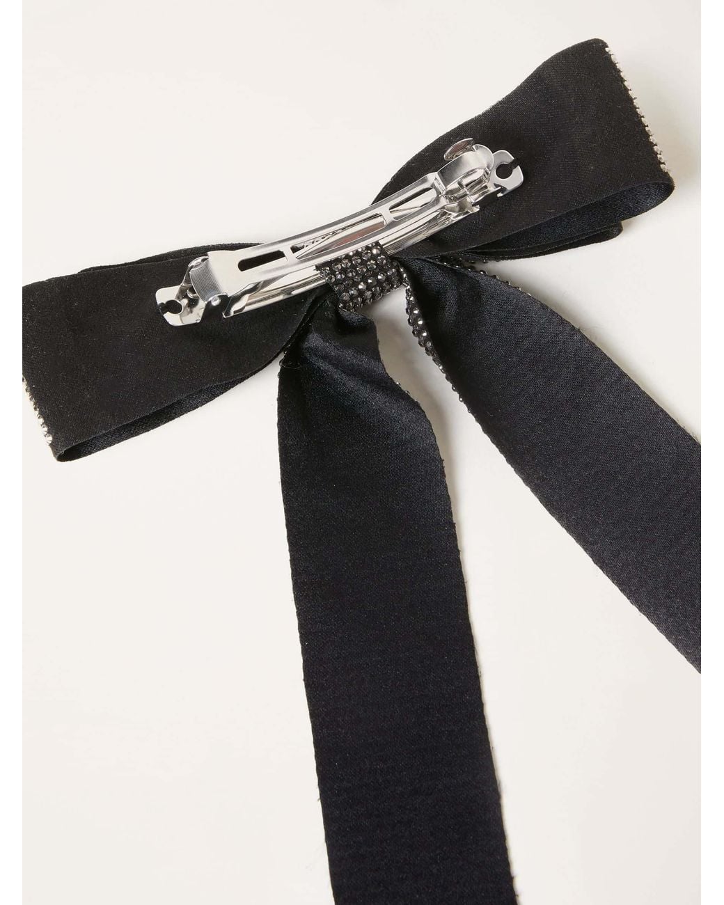 FatFace Black Sparkle Hair Bow