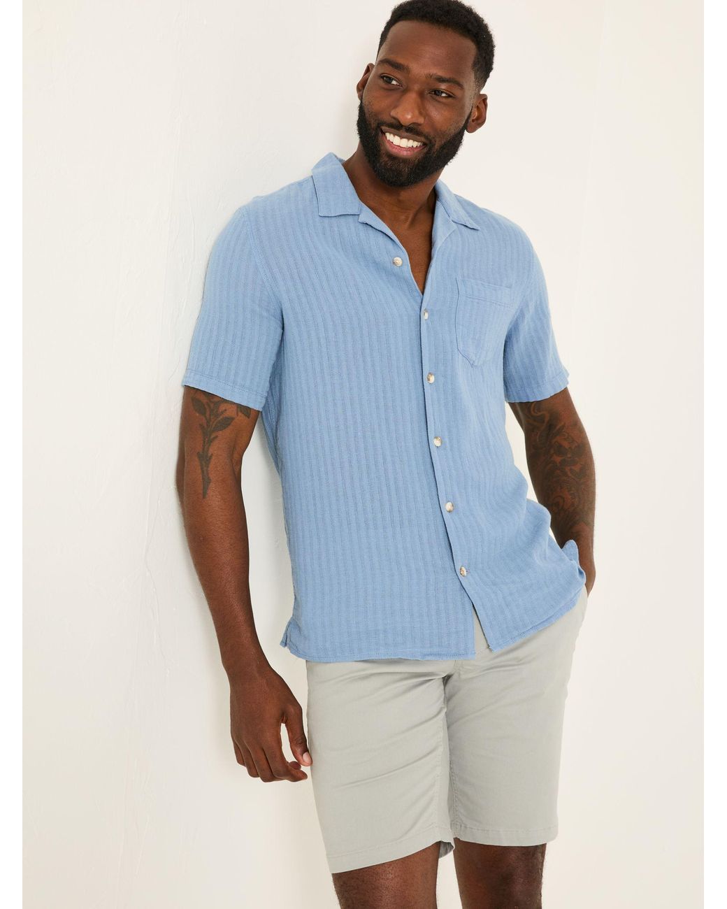 FatFace Blue Mawes Chino Shorts for men