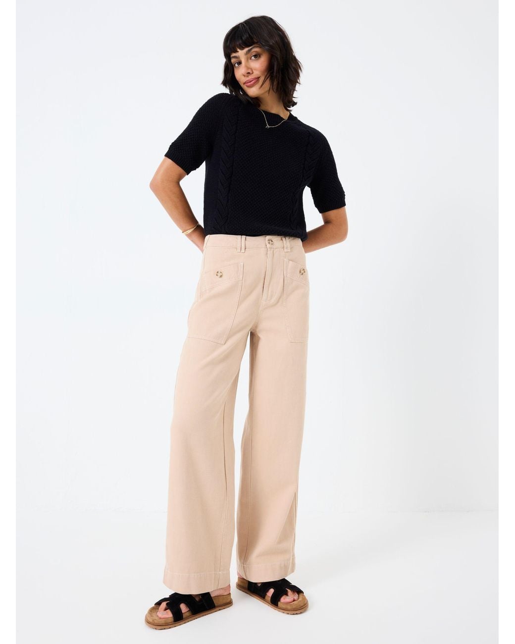 FatFace Multicolor Eden Wide Leg Trousers