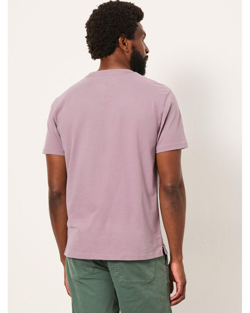 FatFace Red Lulworth Short Sleeve T-Shirt for men