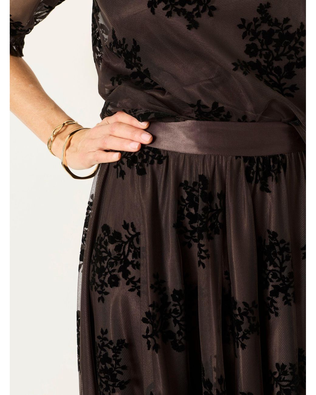 FatFace Brown Tulle Prom Skirt