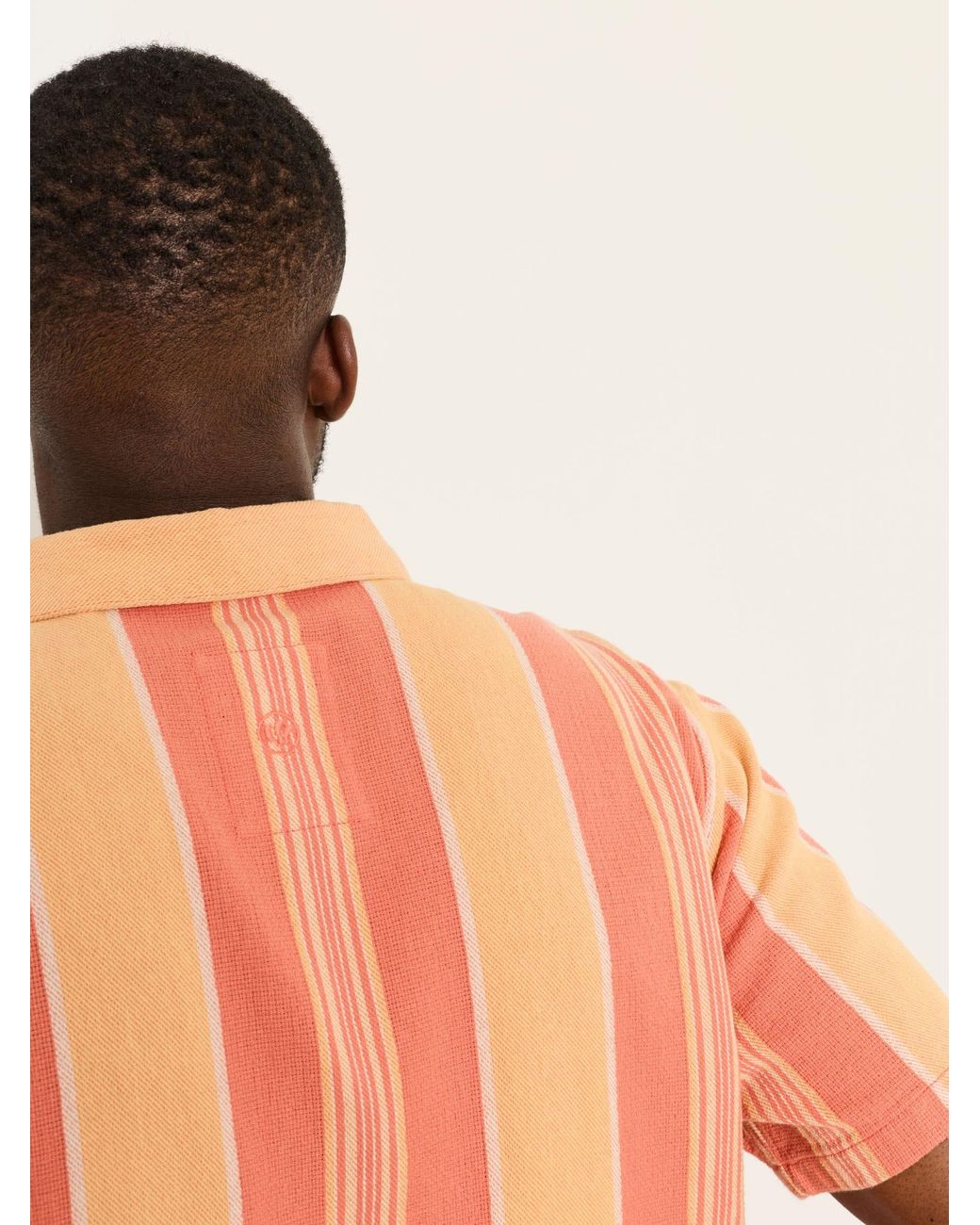 FatFace Multicolor Short Sleeve Relaxed Fit Pier Stripe Shirt for men