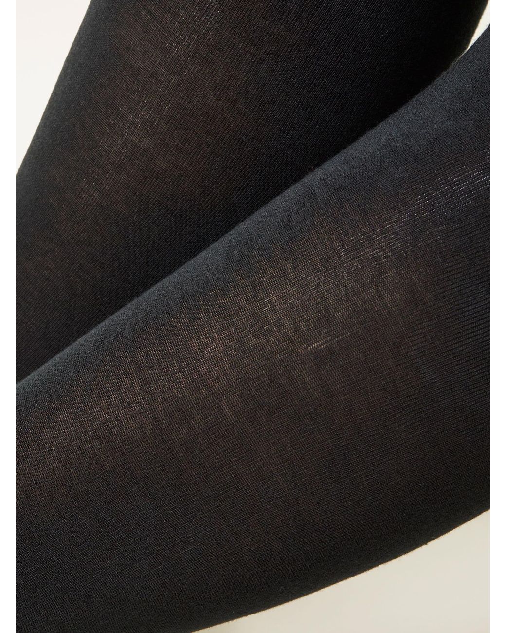 FatFace Black Thick Plain Tights